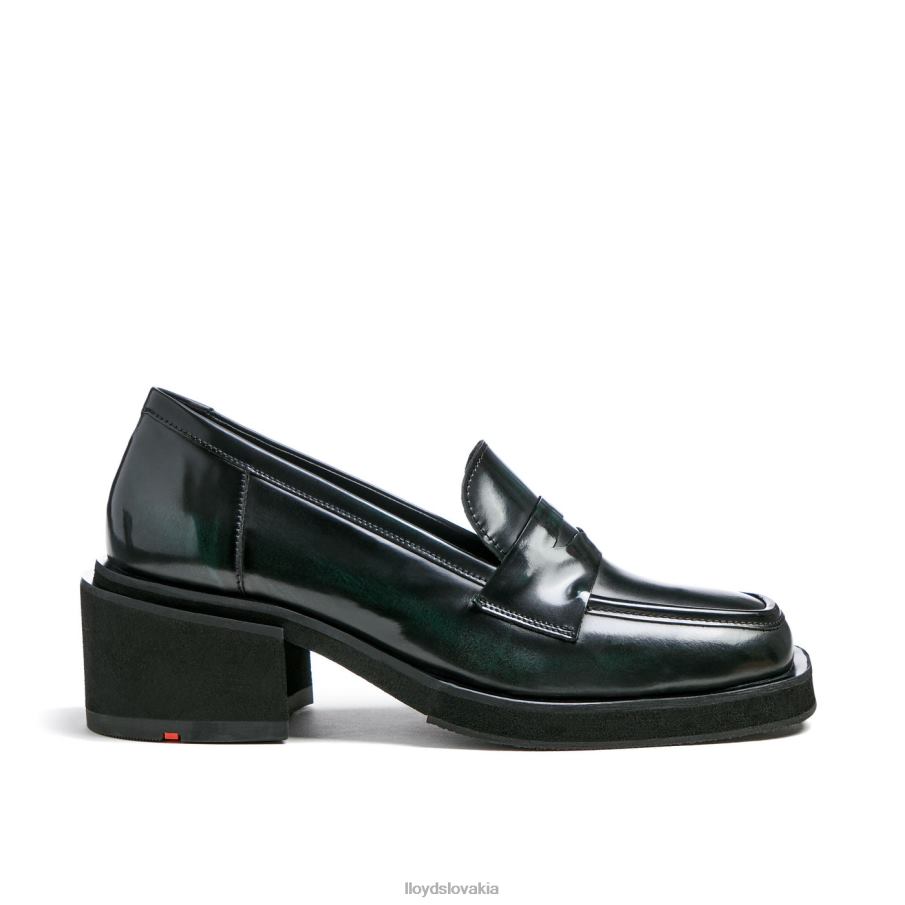 LLOYD navliecť koženú papučku ženy topánky zelená 6R0JN1114