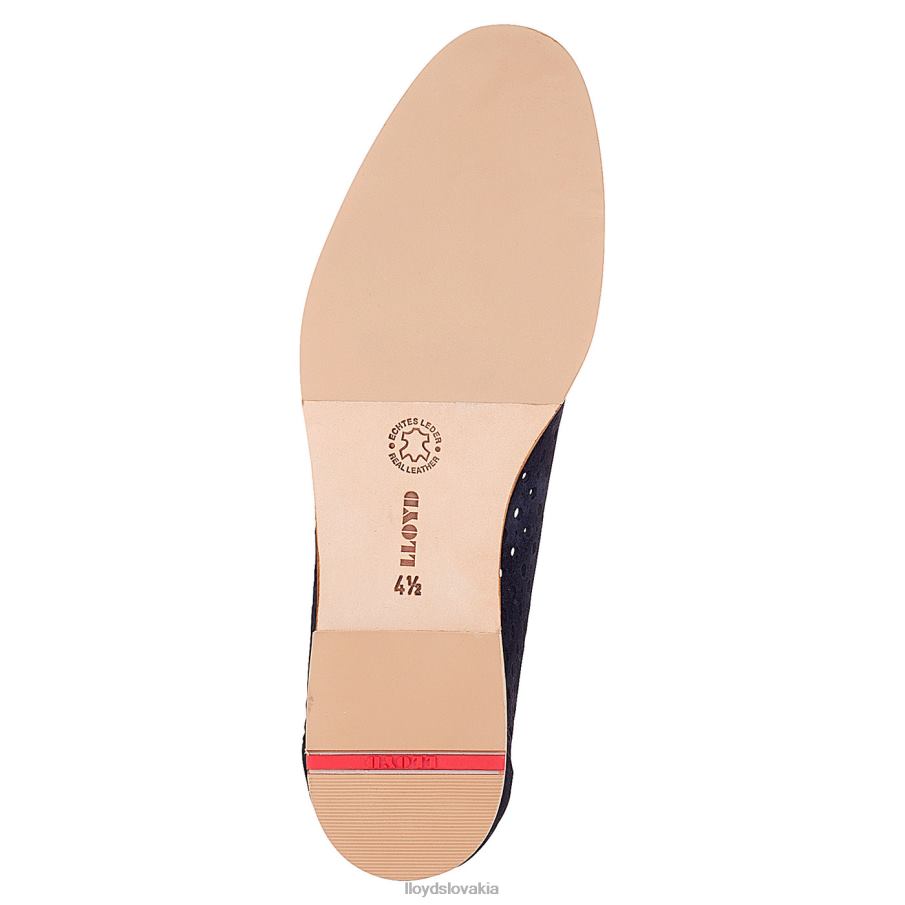 LLOYD semišová papuča ženy topánky Modrá 6R0JN1150