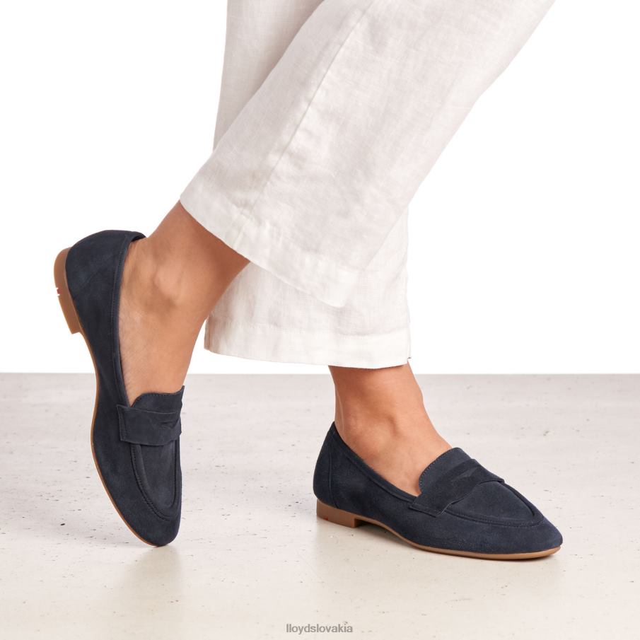 LLOYD semišová papuča ženy topánky Modrá 6R0JN1152