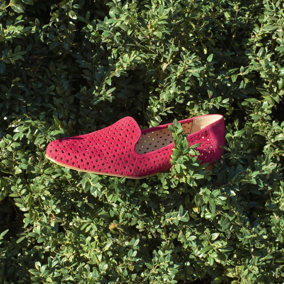 LLOYD semišová papuča ženy topánky červená 6R0JN1141