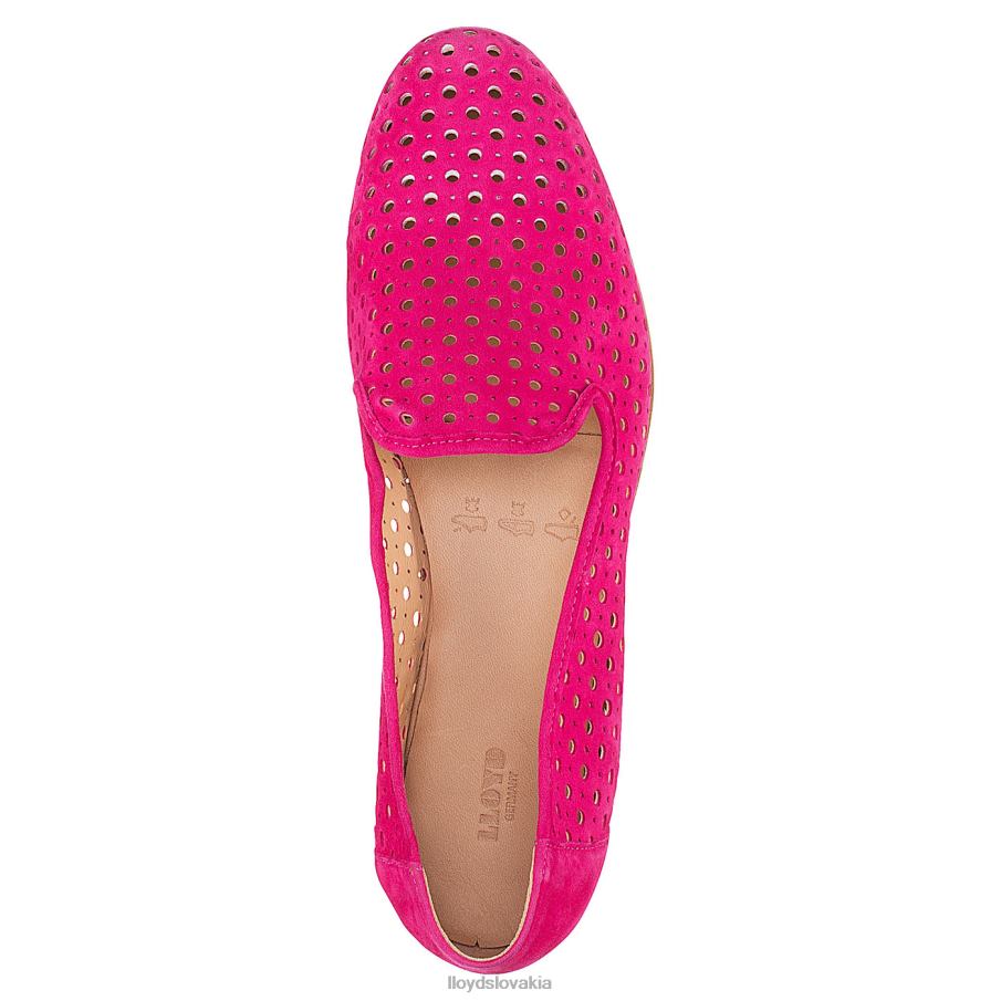 LLOYD semišová papuča ženy topánky červená 6R0JN1141