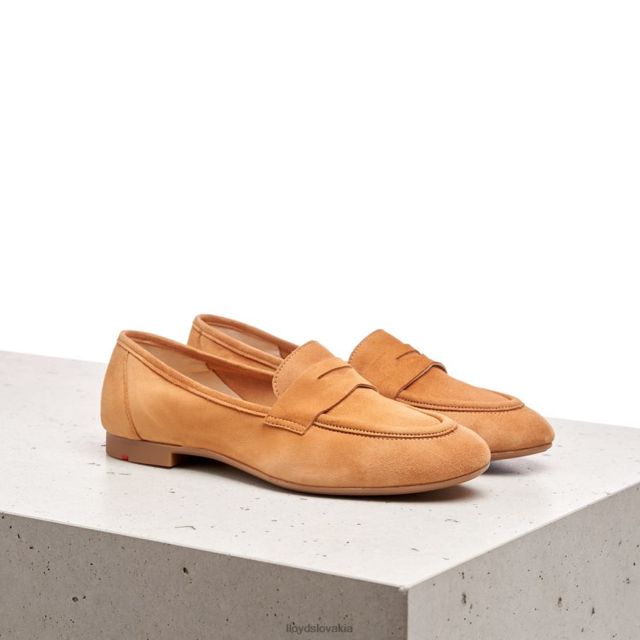 LLOYD semišová papuča ženy topánky hnedá 6R0JN1136