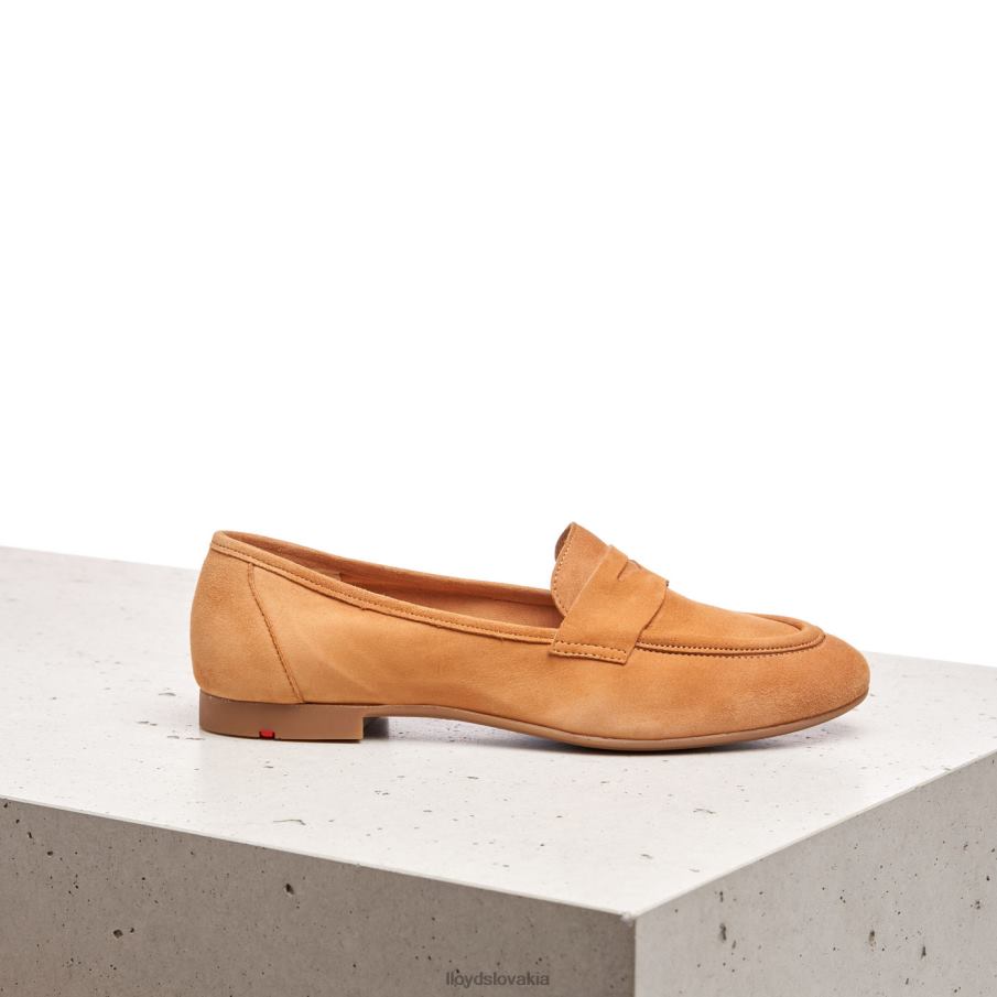 LLOYD semišová papuča ženy topánky hnedá 6R0JN1136