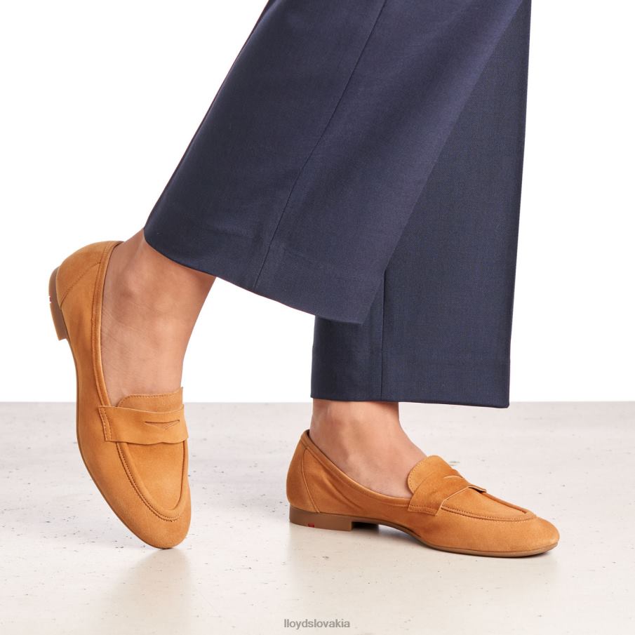 LLOYD semišová papuča ženy topánky hnedá 6R0JN1136