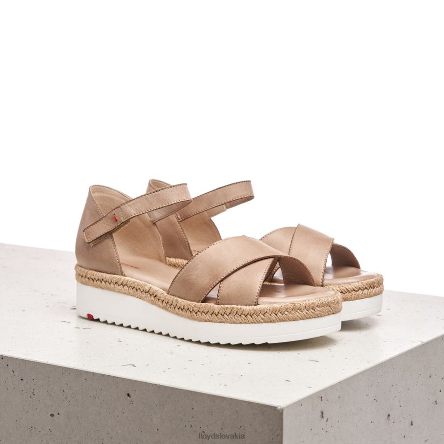 LLOYD klinové sandále ženy topánky béžová 6R0JN1229