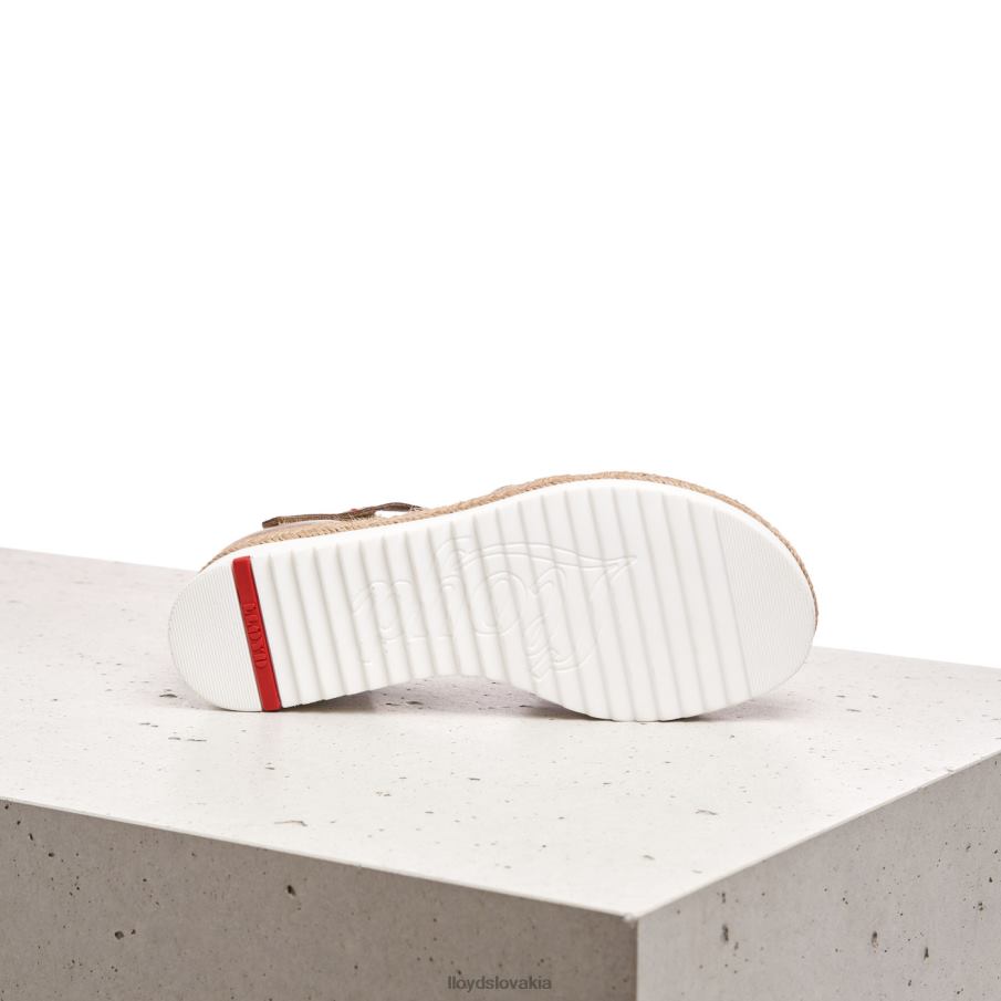 LLOYD klinové sandále ženy topánky béžová 6R0JN1229