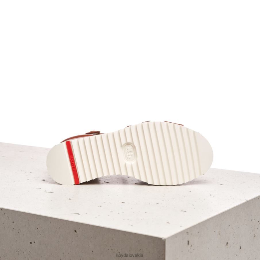 LLOYD klinové sandále ženy topánky hnedá 6R0JN1204