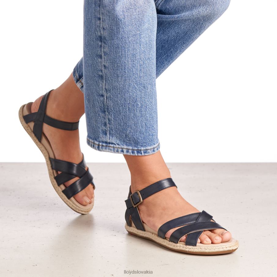 LLOYD kožené sandále ženy topánky Modrá 6R0JN1209