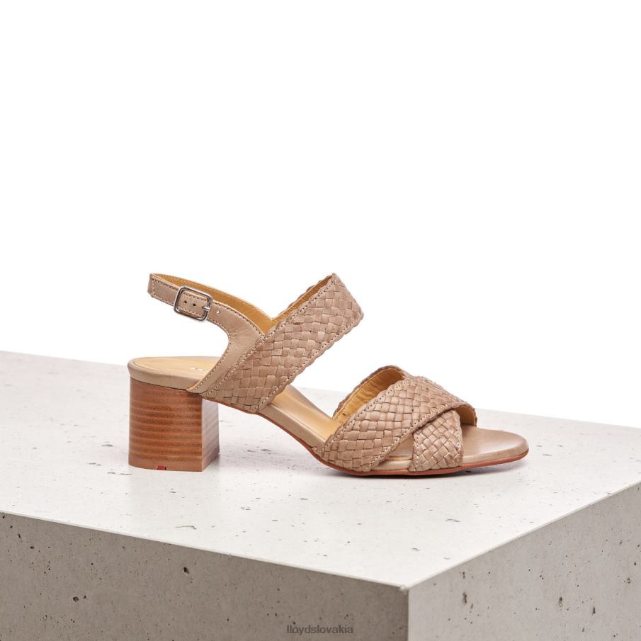 LLOYD kožené sandále ženy topánky béžová 6R0JN1217