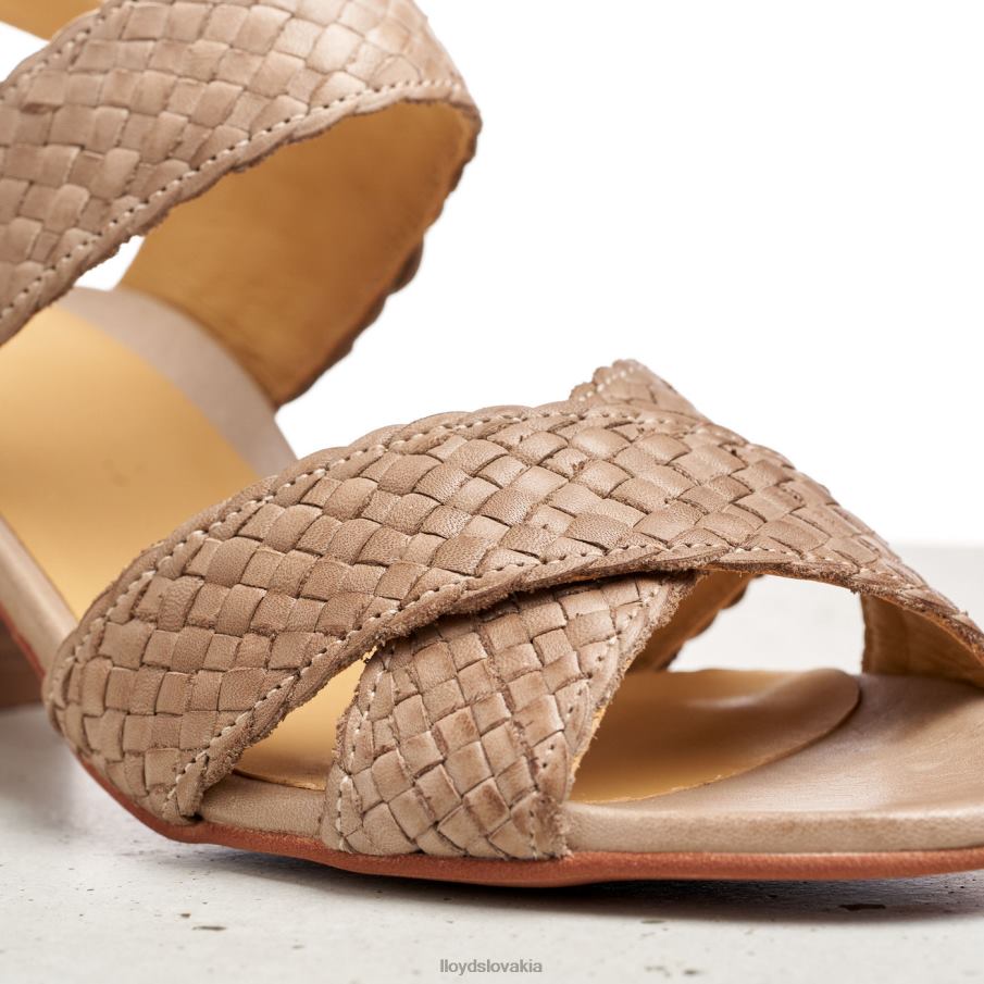 LLOYD kožené sandále ženy topánky béžová 6R0JN1217