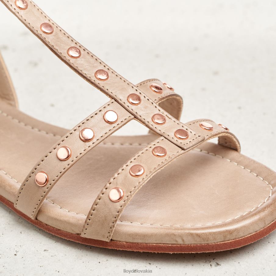 LLOYD kožené sandále ženy topánky béžová 6R0JN1238