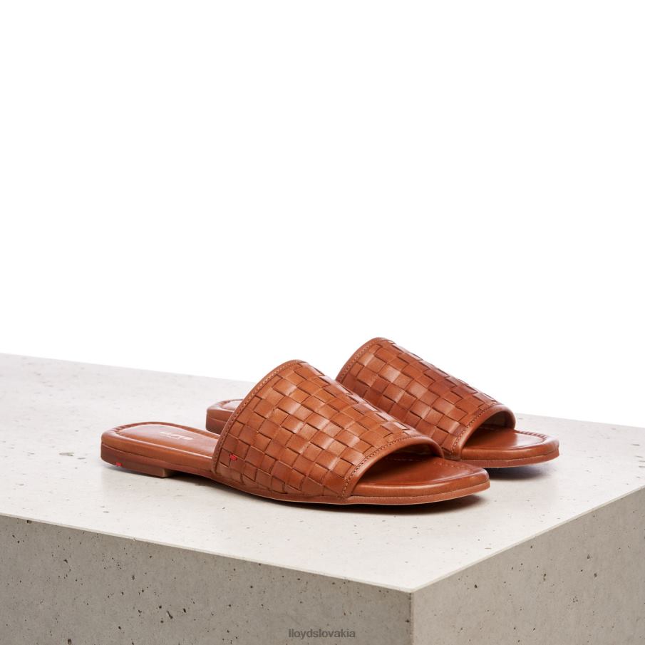 LLOYD kožené sandále ženy topánky hnedá 6R0JN1233