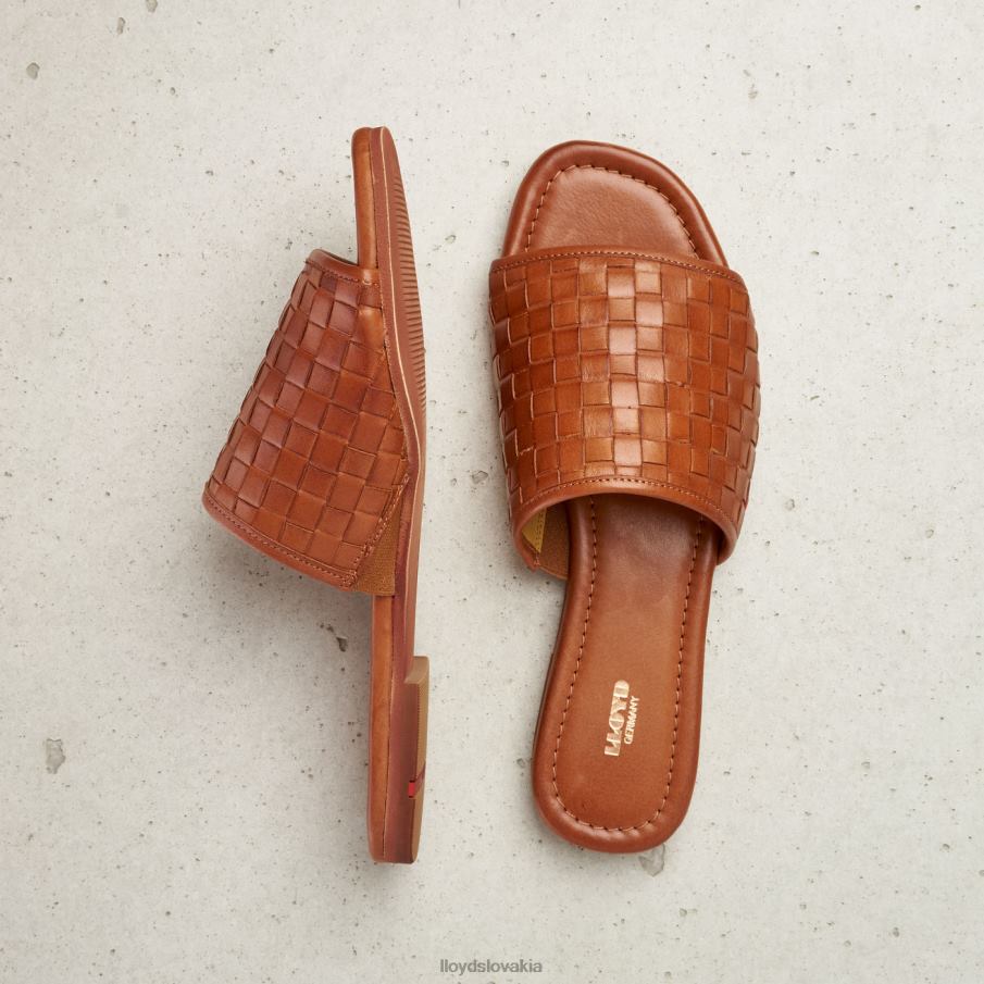 LLOYD kožené sandále ženy topánky hnedá 6R0JN1233