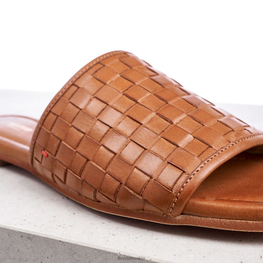 LLOYD kožené sandále ženy topánky hnedá 6R0JN1233