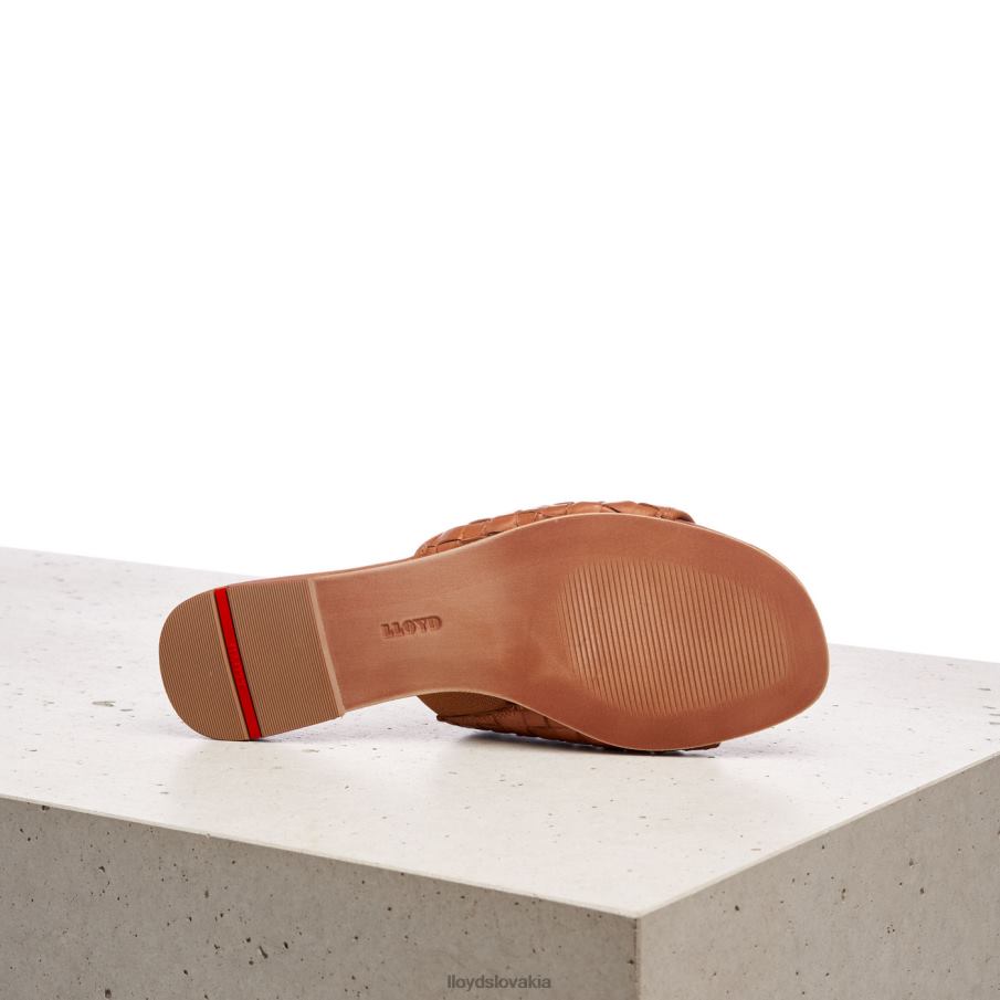 LLOYD kožené sandále ženy topánky hnedá 6R0JN1233