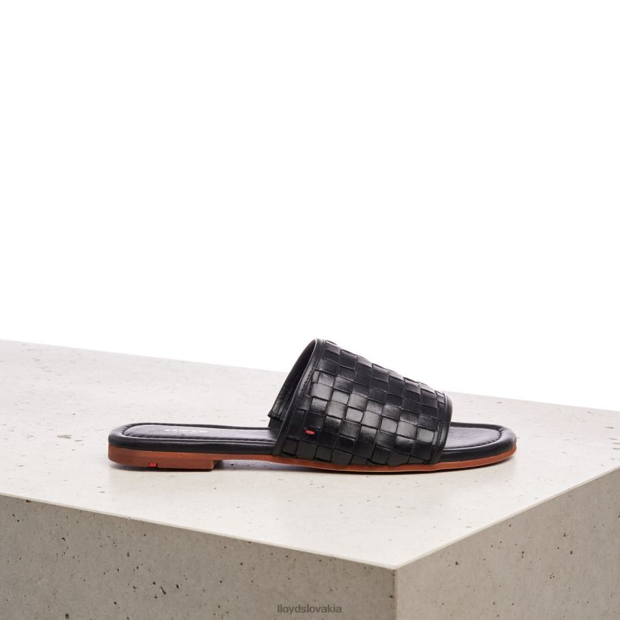 LLOYD kožené sandále ženy topánky čierna 6R0JN1230