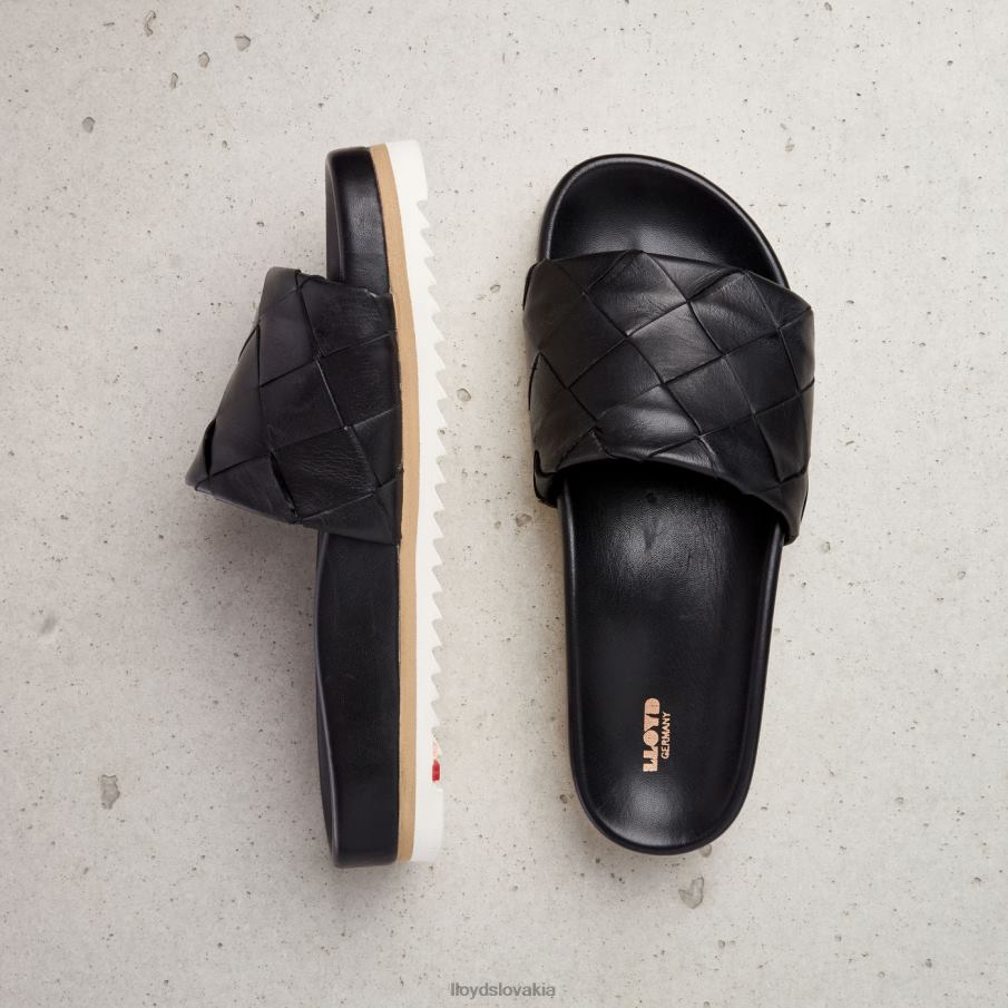 LLOYD pantolette ženy topánky čierna 6R0JN1211