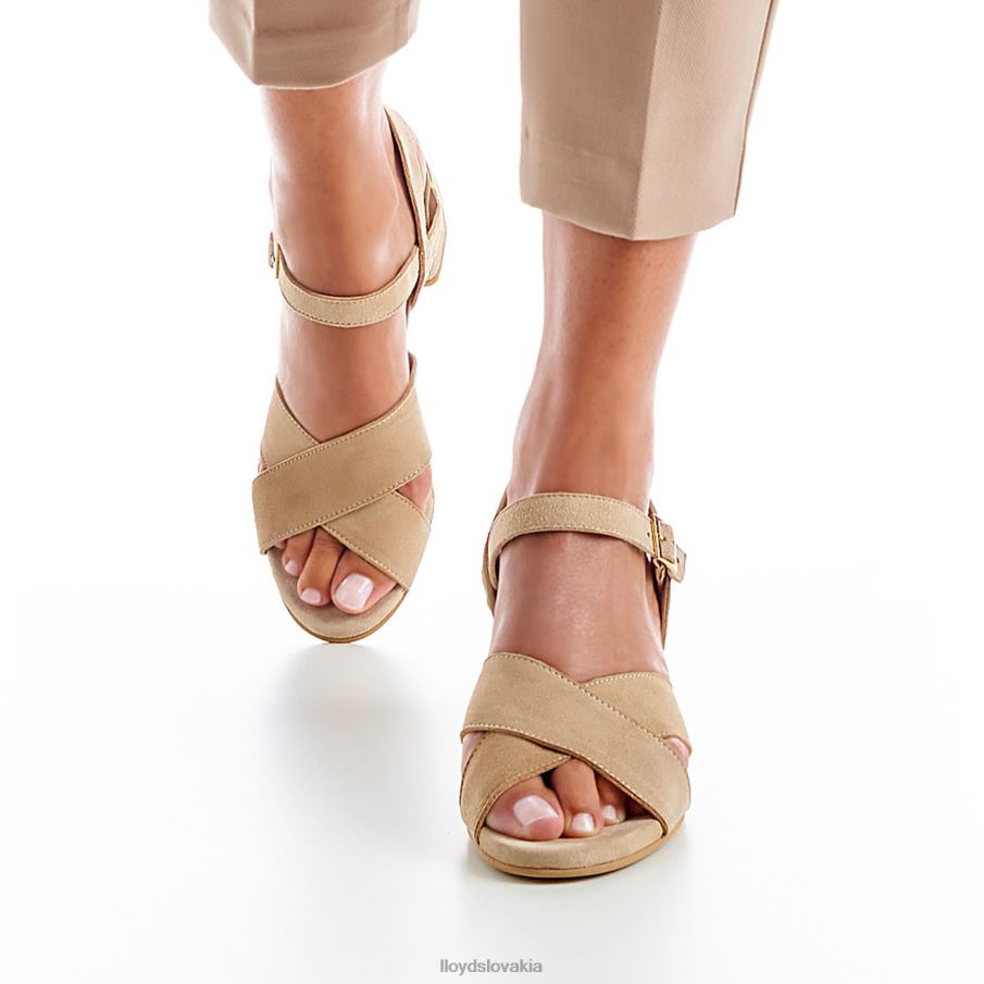 LLOYD priedušné sandále ženy topánky béžová 6R0JN1157