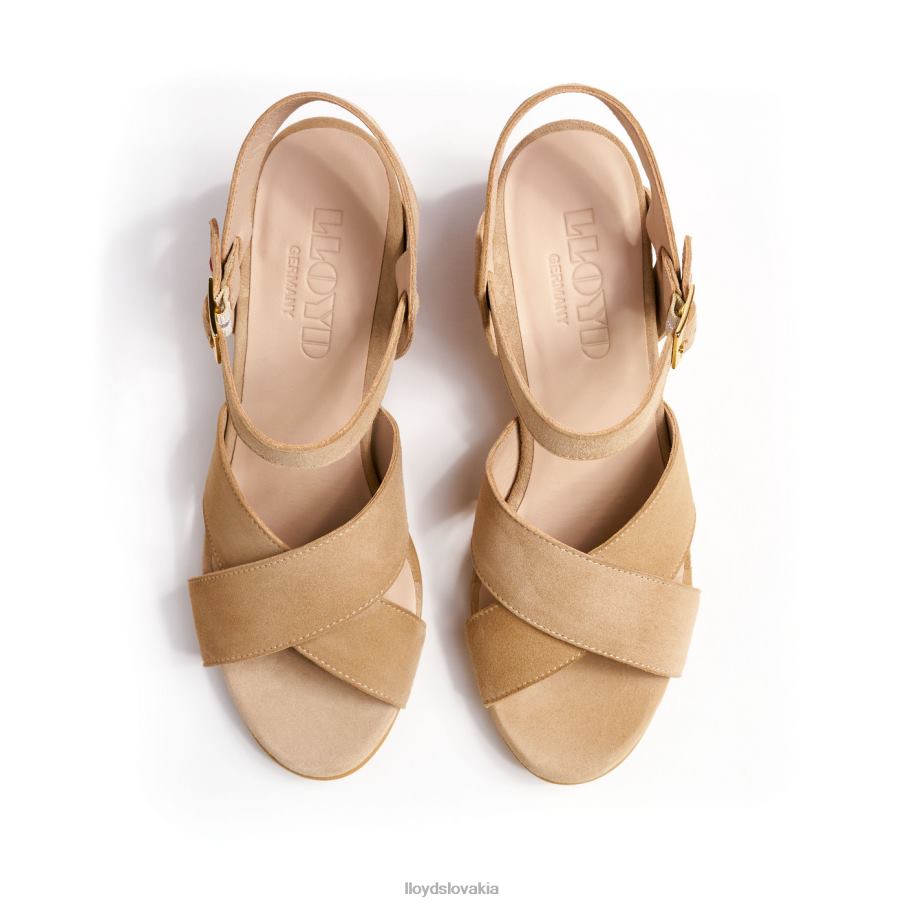 LLOYD priedušné sandále ženy topánky béžová 6R0JN1157
