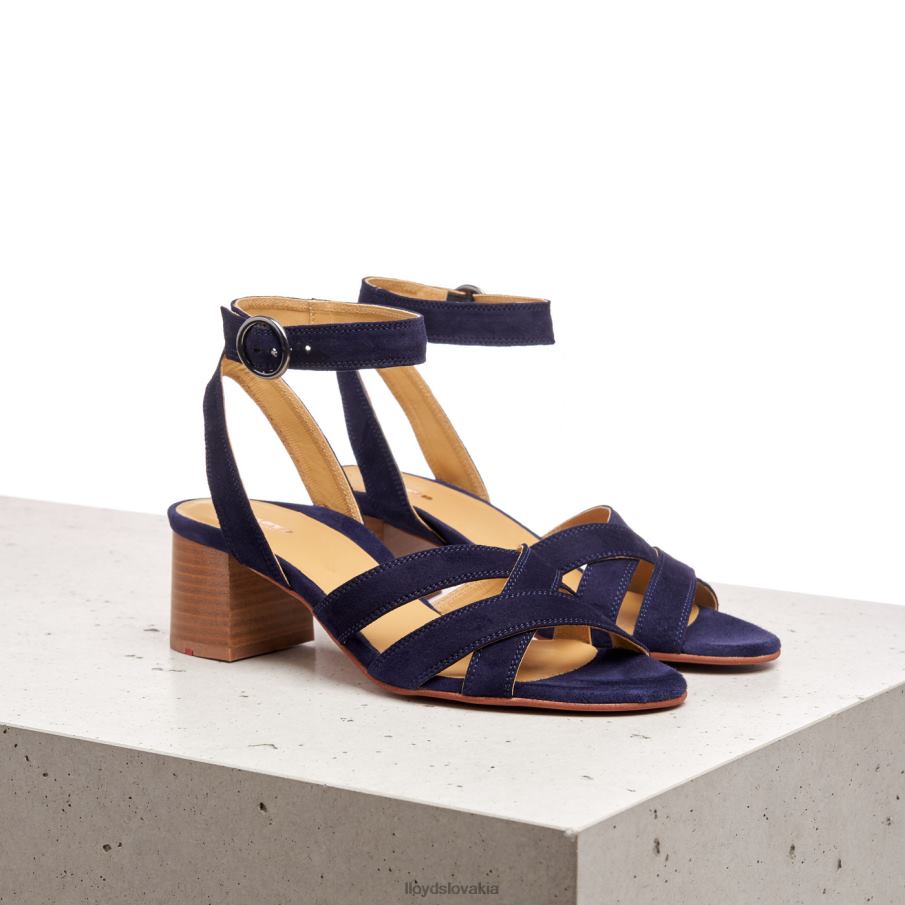 LLOYD sandále so semišovým povrchom ženy topánky Modrá 6R0JN1159