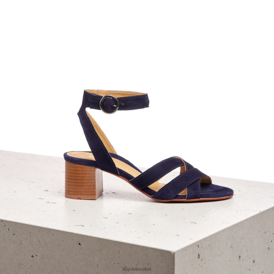 LLOYD sandále so semišovým povrchom ženy topánky Modrá 6R0JN1159
