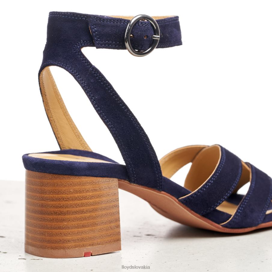 LLOYD sandále so semišovým povrchom ženy topánky Modrá 6R0JN1159
