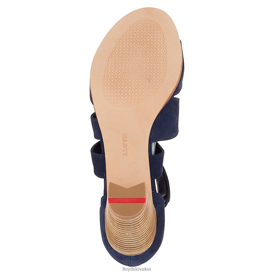 LLOYD sandále so semišovým povrchom ženy topánky Modrá 6R0JN1170