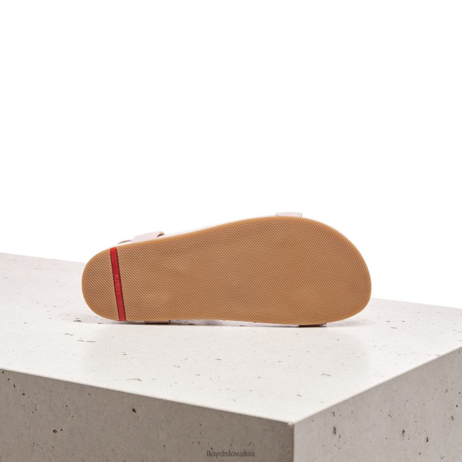 LLOYD sandále so semišovým povrchom ženy topánky Ružová 6R0JN1236