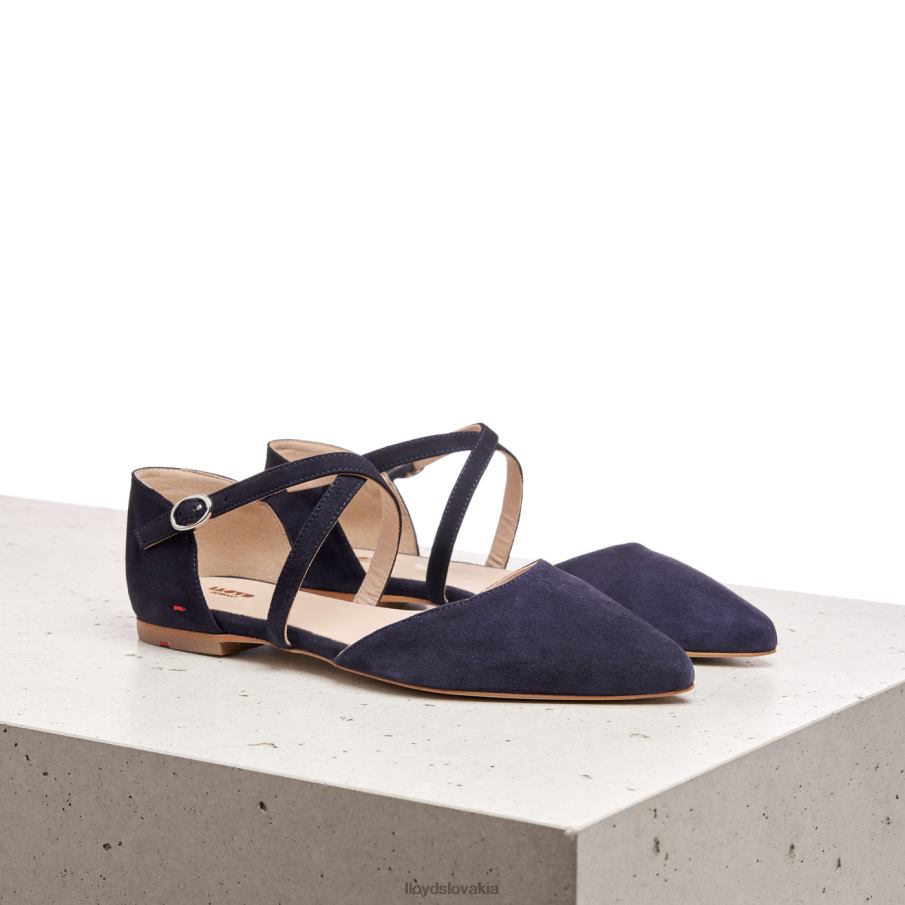 LLOYD semišové sandále ženy topánky Modrá 6R0JN1161