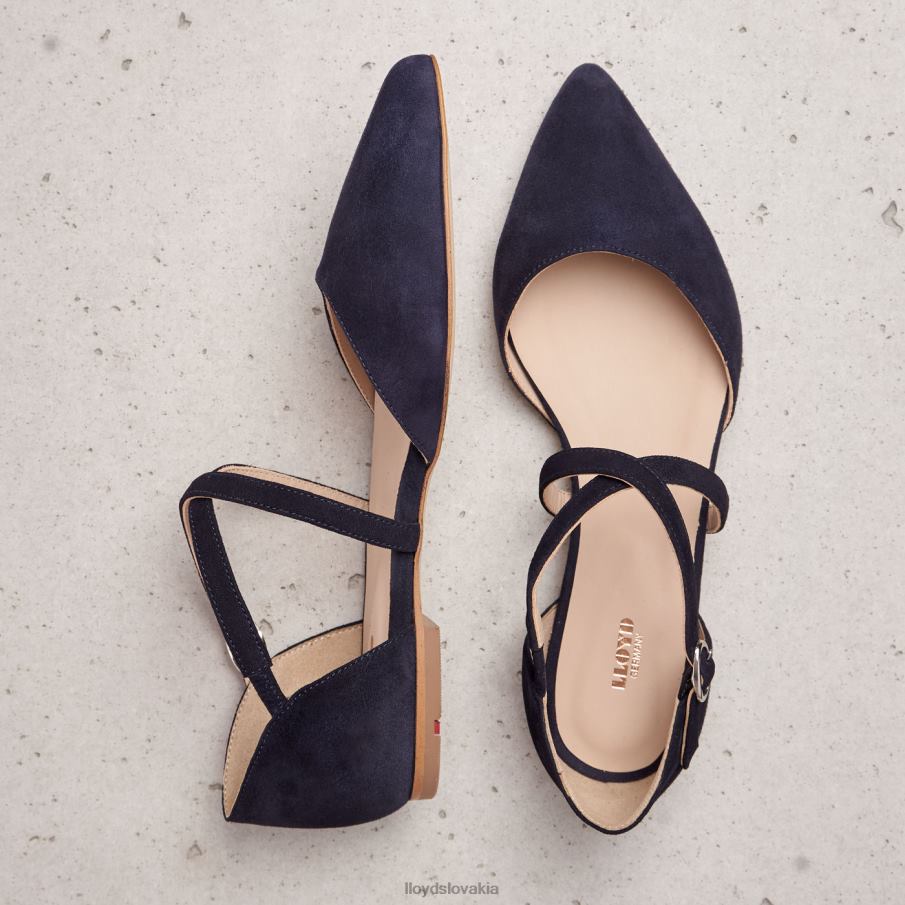 LLOYD semišové sandále ženy topánky Modrá 6R0JN1161