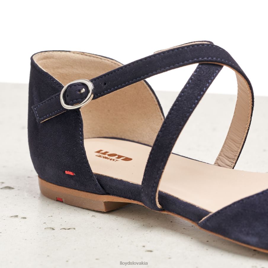 LLOYD semišové sandále ženy topánky Modrá 6R0JN1161