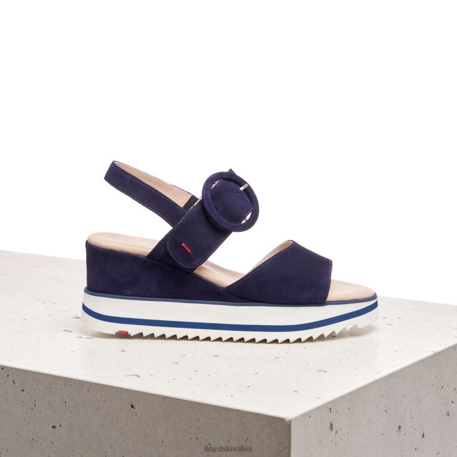 LLOYD semišové sandále ženy topánky Modrá 6R0JN1215