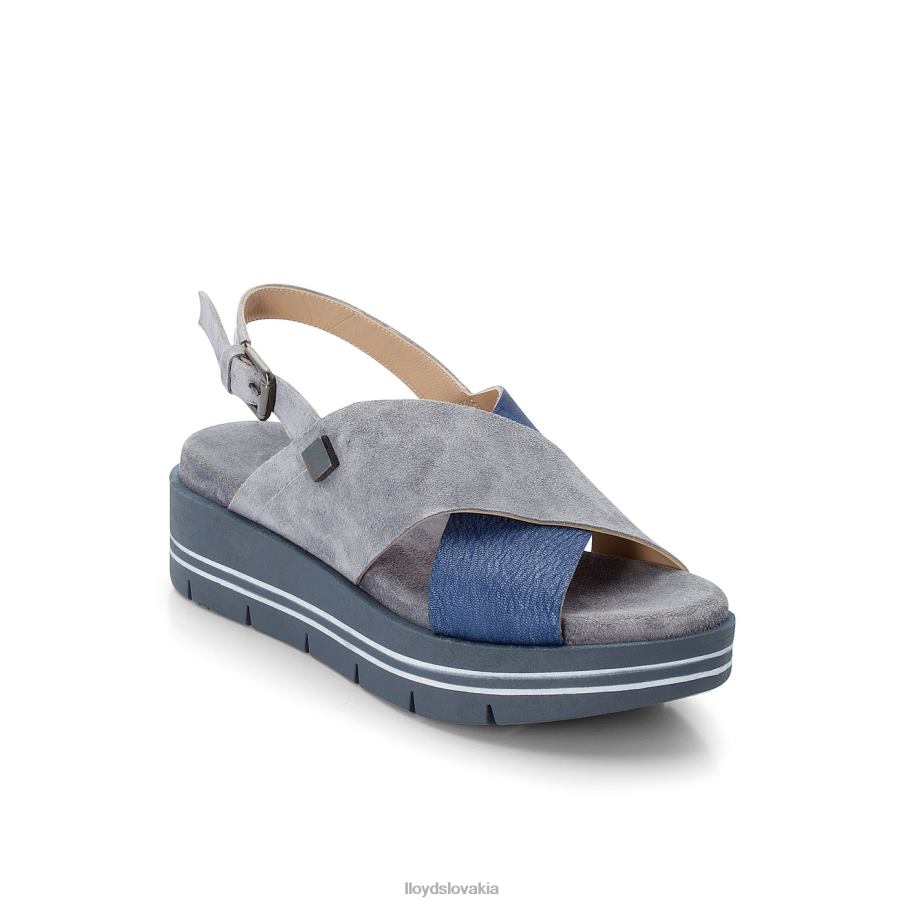 LLOYD semišové sandále ženy topánky Modrá 6R0JN1251