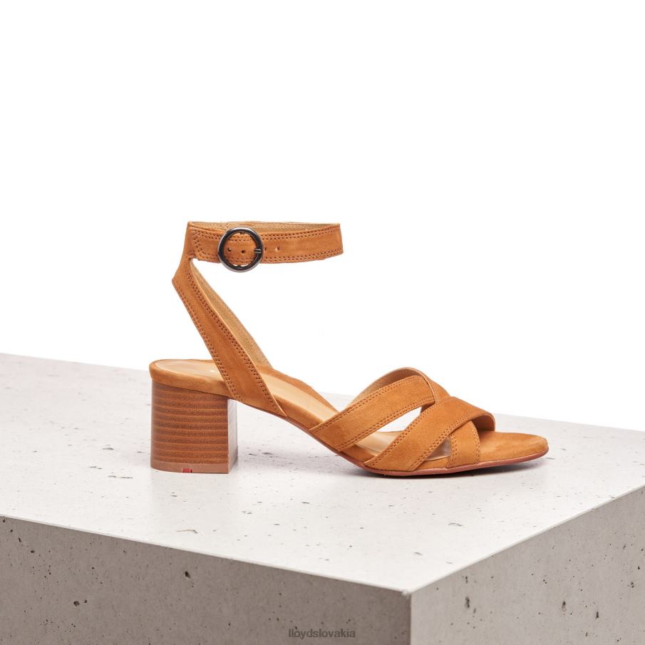 LLOYD semišové sandále ženy topánky hnedá 6R0JN1155