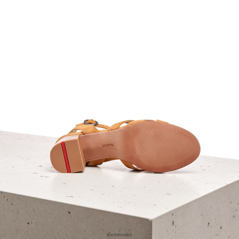 LLOYD semišové sandále ženy topánky hnedá 6R0JN1155