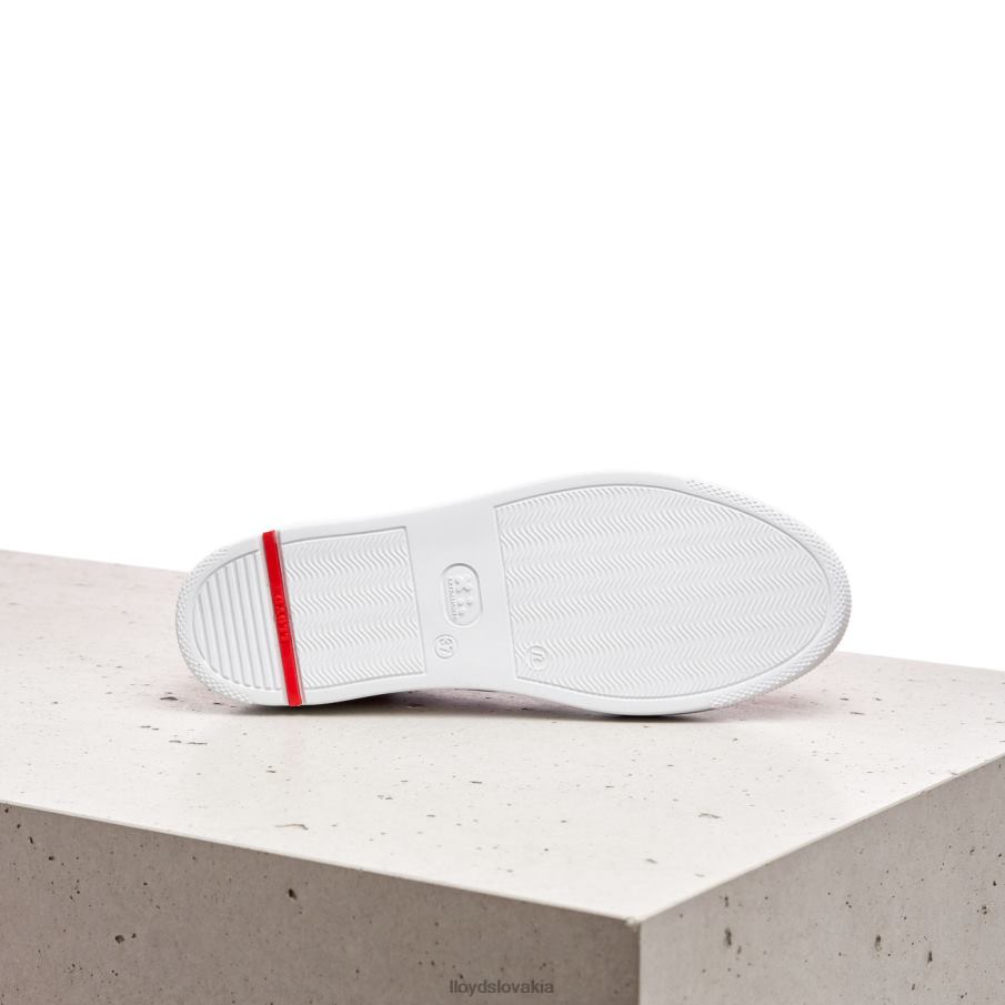 LLOYD hladké kožené strakaté tenisky ženy topánky Ružová 6R0JN842