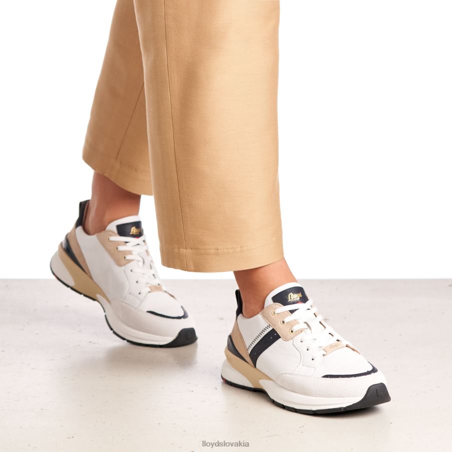 LLOYD hladké kožené strakaté tenisky ženy topánky kombinované 6R0JN833