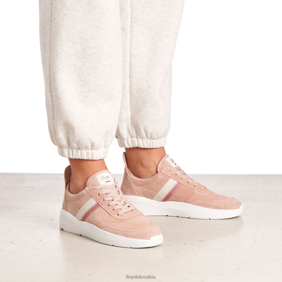 LLOYD hladké kožené tenisky ženy topánky Ružová 6R0JN789