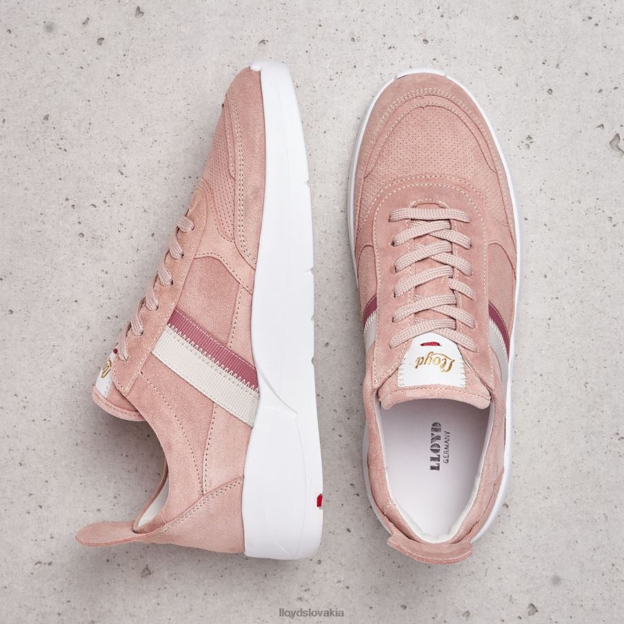LLOYD hladké kožené tenisky ženy topánky Ružová 6R0JN789