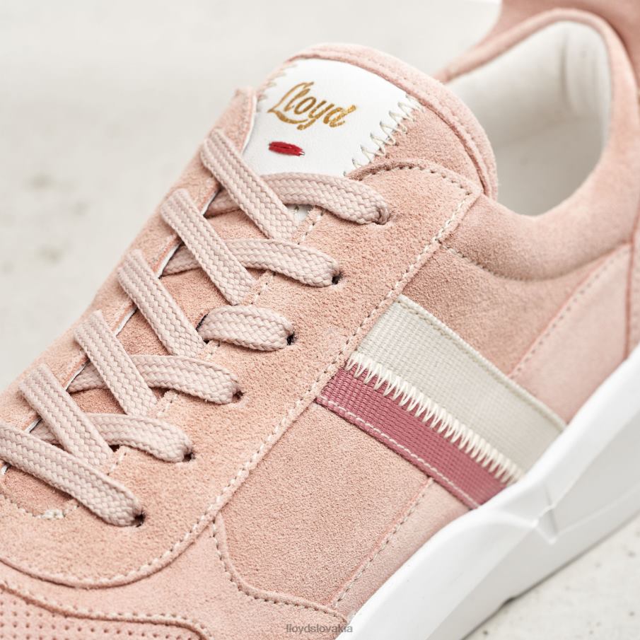 LLOYD hladké kožené tenisky ženy topánky Ružová 6R0JN789