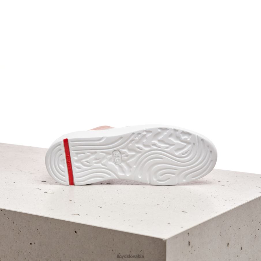 LLOYD hladké kožené tenisky ženy topánky Ružová 6R0JN789