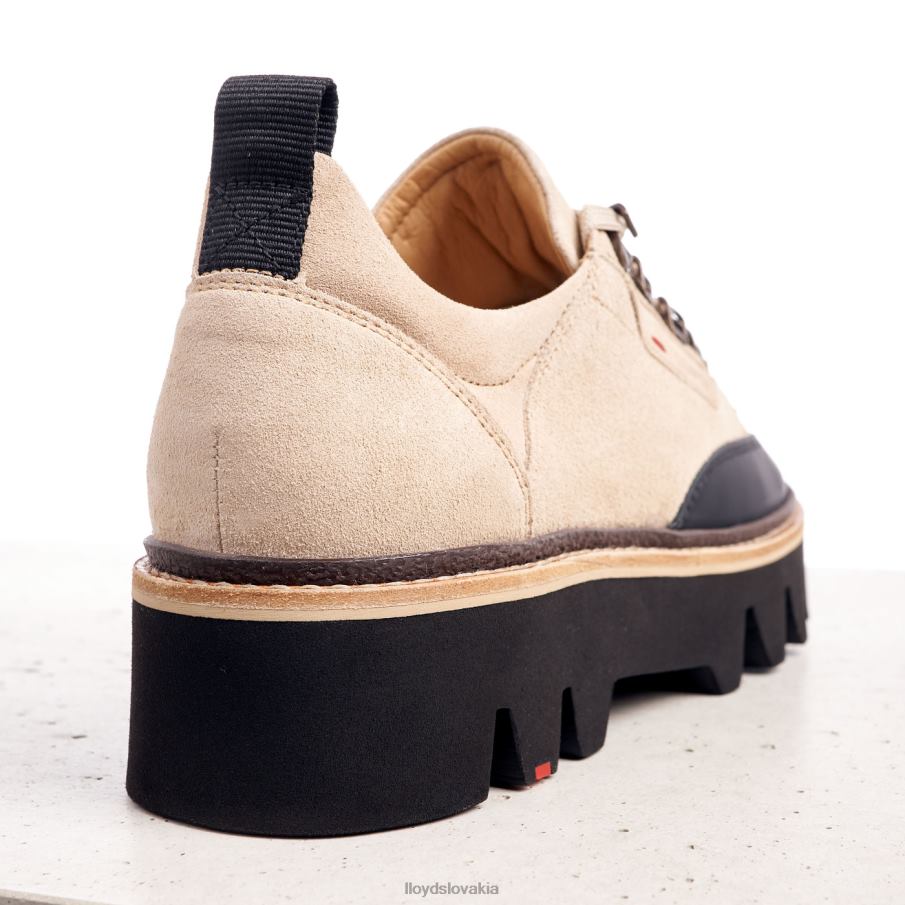 LLOYD hladké kožené tenisky ženy topánky béžová 6R0JN1177