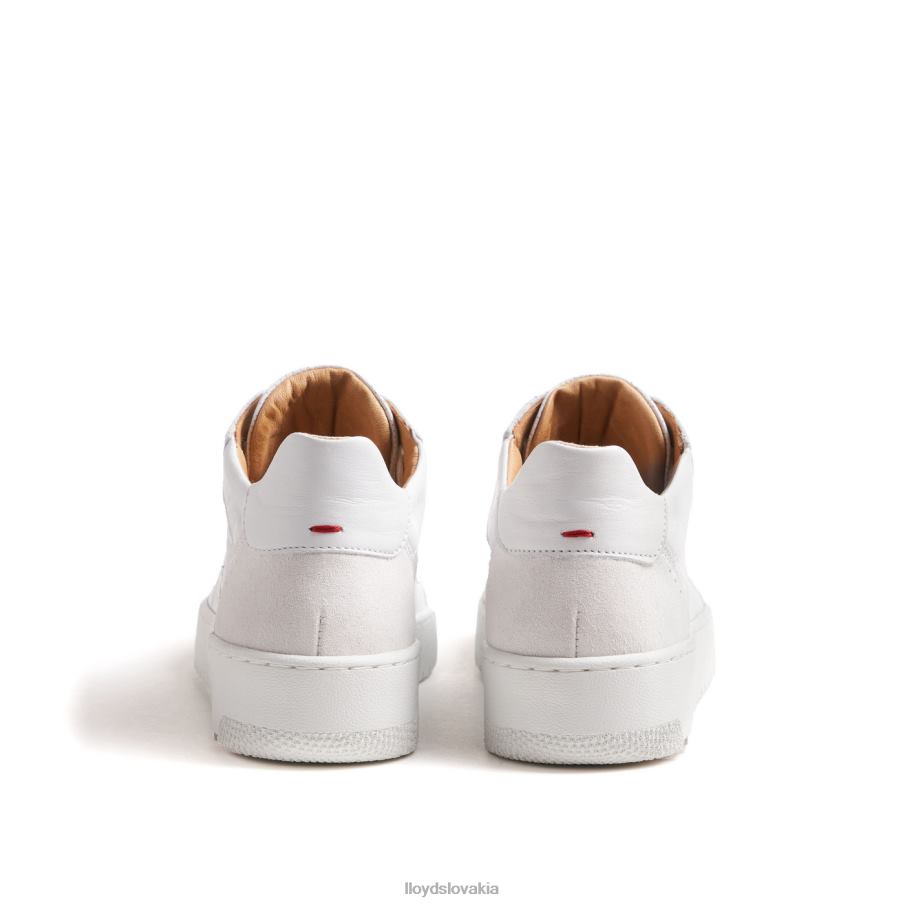 LLOYD hladké kožené tenisky ženy topánky biely 6R0JN756