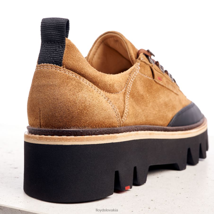 LLOYD hladké kožené tenisky ženy topánky hnedá 6R0JN1176