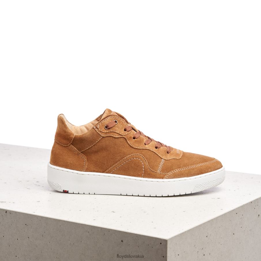 LLOYD kožené nízke tenisky ženy topánky hnedá 6R0JN782