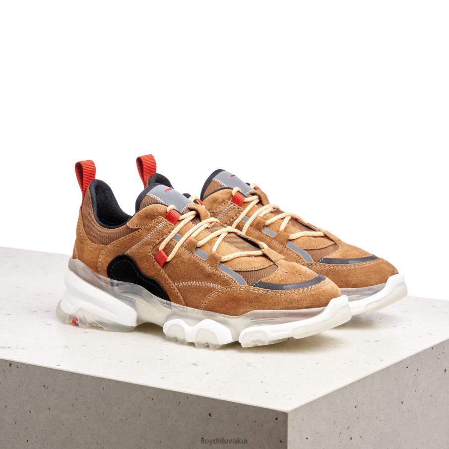 LLOYD kožené nízke tenisky ženy topánky hnedá 6R0JN787