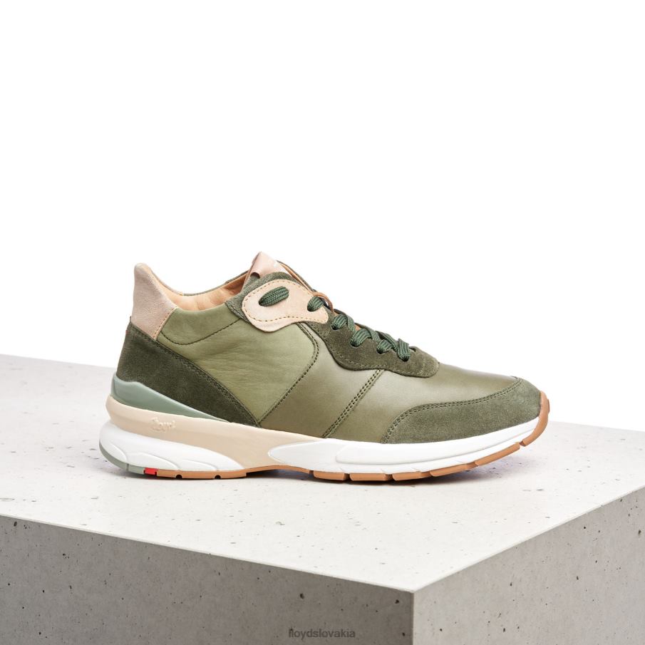 LLOYD kožené nízke tenisky ženy topánky zelená 6R0JN767