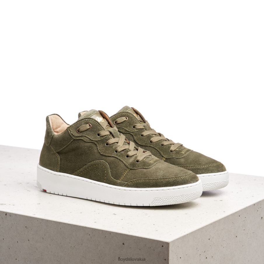 LLOYD kožené nízke tenisky ženy topánky zelená 6R0JN768