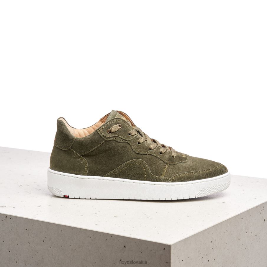 LLOYD kožené nízke tenisky ženy topánky zelená 6R0JN768