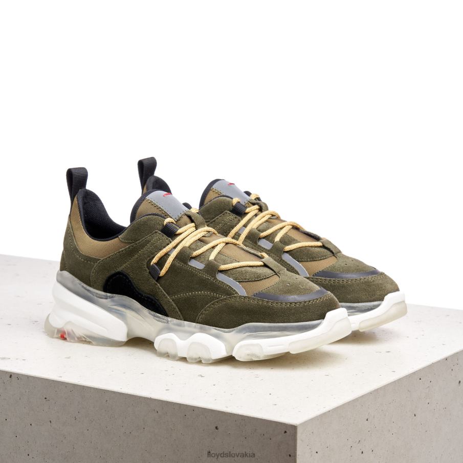 LLOYD kožené nízke tenisky ženy topánky zelená 6R0JN780